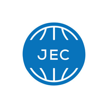 JEC Basketball Icon Logo. JEC Design for Sports Team, Club, and Athletic Branding. JEC Best Icon.
