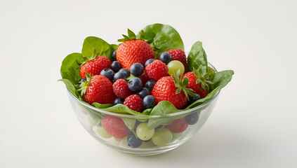 Action-packed fruit arrangement kitchen background food photography fresh environment vibrant viewpoint lucid realism concept