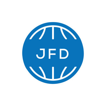 JFD Basketball Icon Logo. JFD Design for Sports Team, Club, and Athletic Branding. JFD Best Icon.
