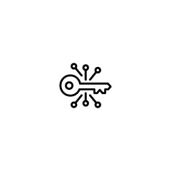 Obraz premium Digital Key Security Concept A Symbolic Representation of Encryption and Access Control in Modern Technology