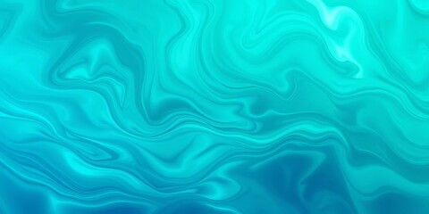Obraz premium Swirling turquoise and teal gradients create a fluid, ethereal underwater scene, swirl, ocean