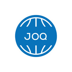 JOQ Basketball Icon Logo. JOQ Design for Sports Team, Club, and Athletic Branding. JOQ Best Icon.
