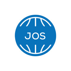 JOS Basketball Icon Logo. JOS Design for Sports Team, Club, and Athletic Branding. JOS Best Icon.
