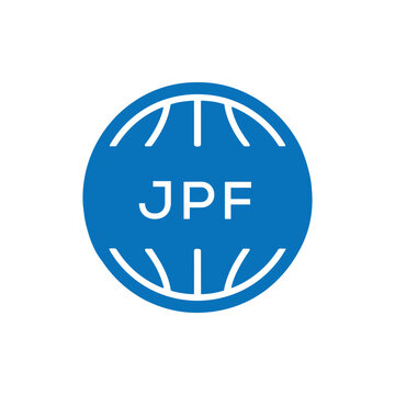 JPF Basketball Icon Logo. JPF Design for Sports Team, Club, and Athletic Branding. JPF Best Icon.
