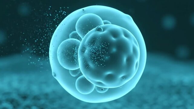 Cellular Autophagy Sweep - Vesicles Bud, Vacuole Merges, Debris Sequesters, Matrix Clears, Tiny Check Fades