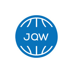 JQW Basketball Icon Logo. JQW Design for Sports Team, Club, and Athletic Branding. JQW Best Icon.

