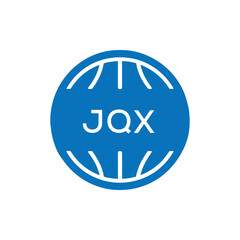 JQX Basketball Icon Logo. JQX Design for Sports Team, Club, and Athletic Branding. JQX Best Icon.
