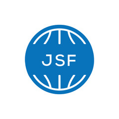JSF Basketball Icon Logo. JSF Design for Sports Team, Club, and Athletic Branding. JSF Best Icon.
