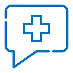 medical bubble icon