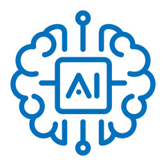 ai brain icon