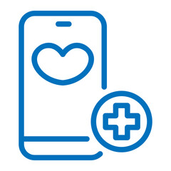 Obraz premium ai healthcare smartphone icon