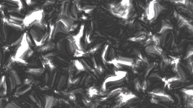 Abstract dark gray background animation featuring smooth morphing liquid textures that constantly flow and change shape.