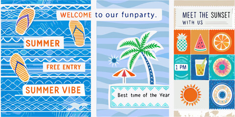 Welcome to our fun summer party with free entry meet the sunset with us best time of year