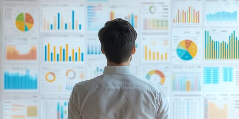 Marketing analytics dashboard visualization