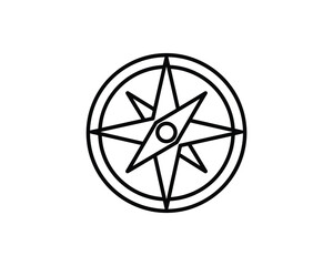 Compass icon vector illustration