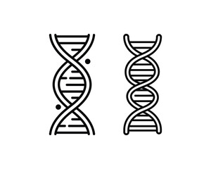 DNA helix structure vector illustration