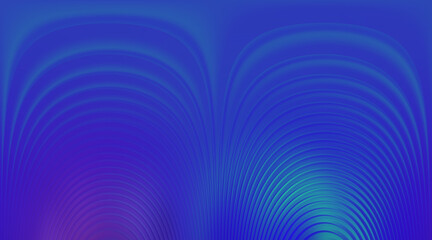 Fototapeta premium Curved Lines Abstract Gradient Wallpaper in Vivid Blue and Purple Colors