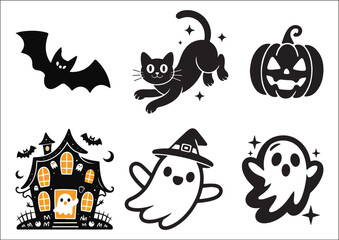 halloween vector set