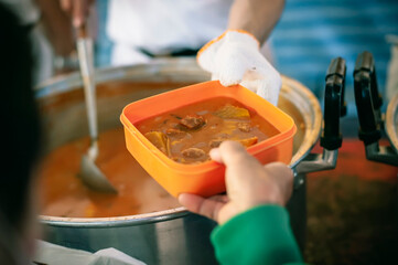 Food Donations for Homeless, the concept of humane