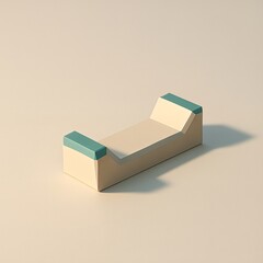 Low poly desktop smartphone stand holder