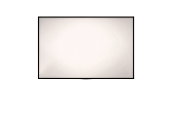 A plain, rectangular, pale-cream-colored object with a black border, set against a dark background