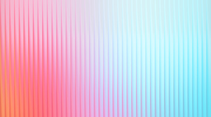 Obraz premium Pastel Gradient Background with Vertical Ridges, Pink, White, Blue Surface Texture