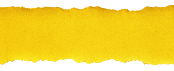 Ripped yellow banner