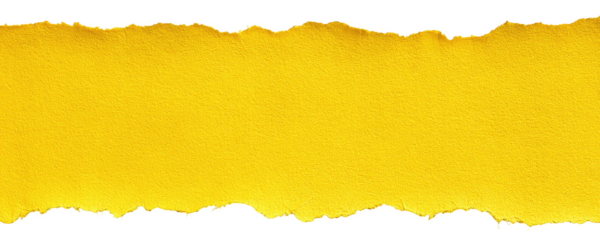 Ripped yellow banner - Powered by Adobe