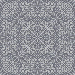 Fototapeta premium Vector damask seamless pattern with Ornamental Motifs. Vector design Sophisticated Decorative Design for, Wallpaper, Fabric, Branding, Packaging, Invitations, Wedding, Home Decor Design