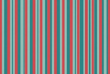 A vibrant pattern of alternating vertical stripes in turquoise, red, and light blue colors.