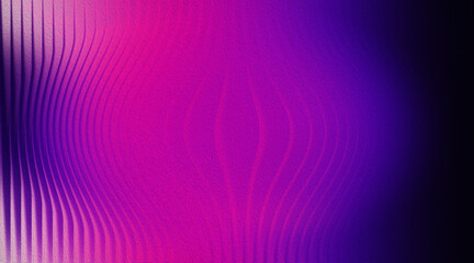 Textured Curving Gradient Pink to Purple Abstract Art with Vertical Lines