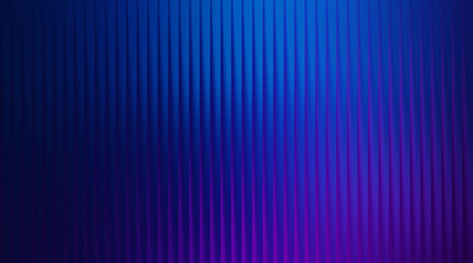 Vertical lines backdrop with blue gradient. Abstract, modern, 3d, dark style