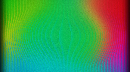 Vibrant Rainbow Gradient Wave Pattern, Wavy Texture Design, Vivid Color Spectrum Background