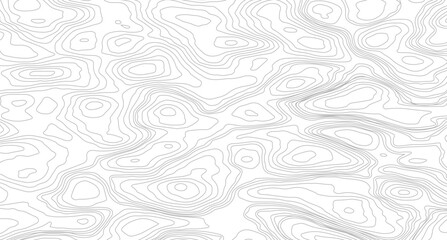 Black on white contours vector topography stylized height of the lines. concept of a conditional geography scheme and the terrain path.