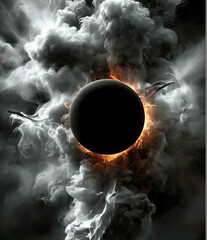 Cosmic Blackout and Ash Cloud