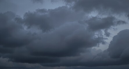 Obraz premium Dark and Dramatic Cloudscape Moody Skies
