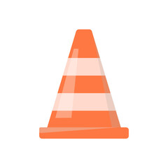 traffic cones isolated on white background