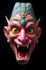 Naklejka premium Demon Mask