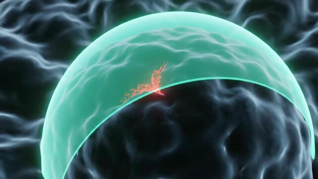 Immune System Surveillance &mdash; T Cell Scans Infected Cell (Loop)