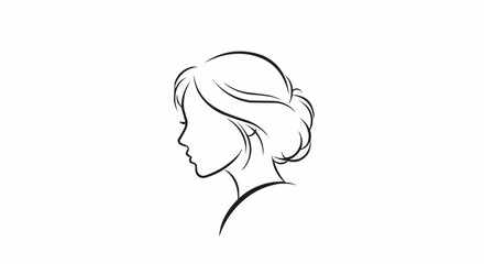 silhouette of a girl