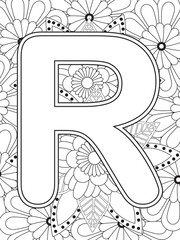 Flowers Coloring Pages For Adules