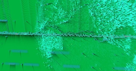 Multiple changing numbers and data processing against spinning globe on transparent background - Powered by Adobe