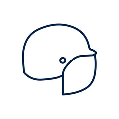 Police Helmet vector illustration icon