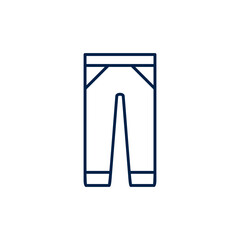 Pants vector illustration icon
