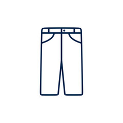Pants vector illustration icon
