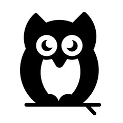 owl  glyph icon