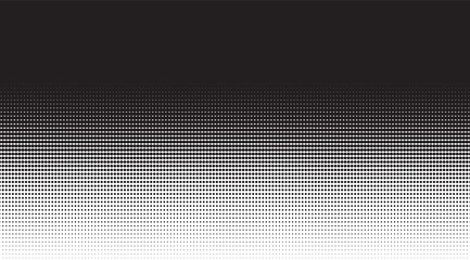 A stylish halftone gradient background featuring a transition from solid black at the top to pure white at the bottom, using a pattern of gradually diminishing black dots for a modern feel