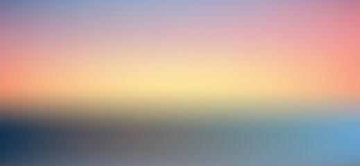 Soft pastel gradients of pink, yellow, and blue blend seamlessly to create a serene and tranquil abstract background with a calming, ethereal quality and subtle color transitions