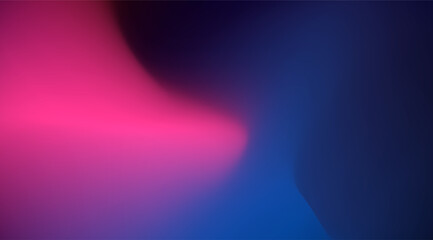 Abstract background with a gradient of vibrant pink blending into deep blue, creating a soft, blurred effect and a sense of movement, ideal for modern and colorful designs