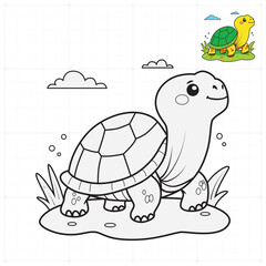 Cute-Turtle-Coloring-Page-for-Kids-Printable-Animal-Illustration-aristriana